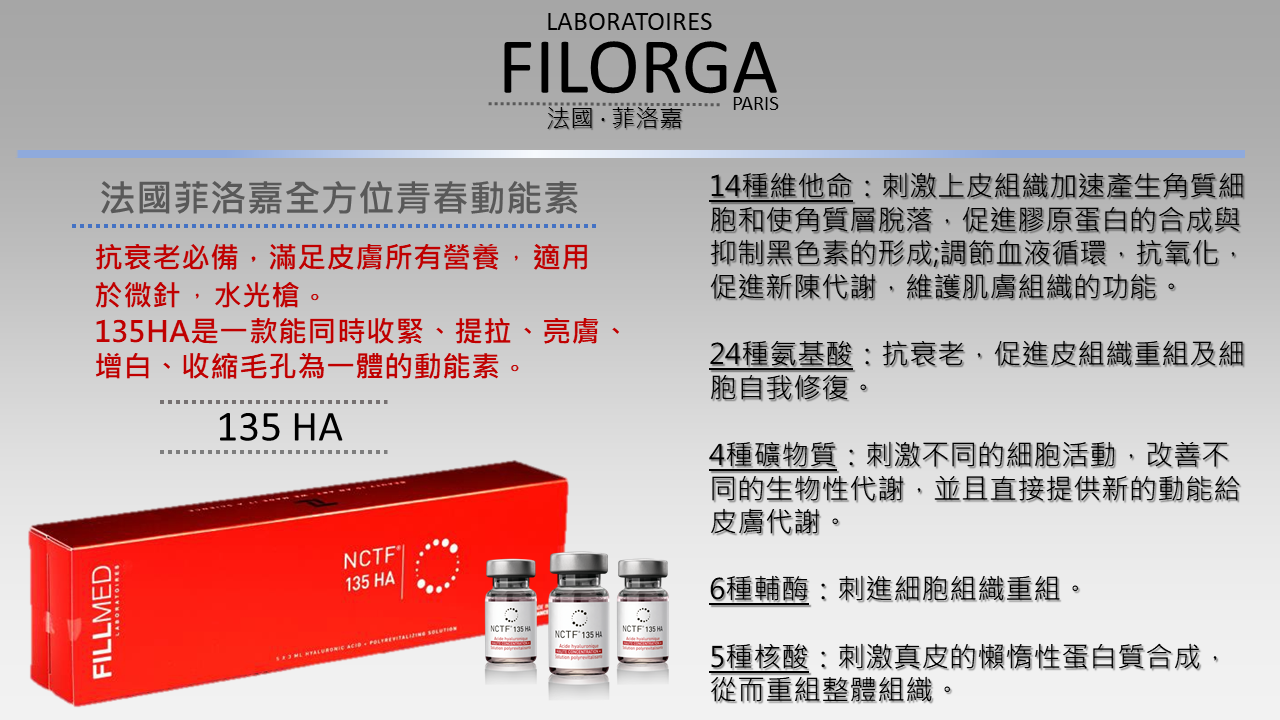 FILORGA NCTF 135HA FILLMED(菲洛嘉青春动能素)